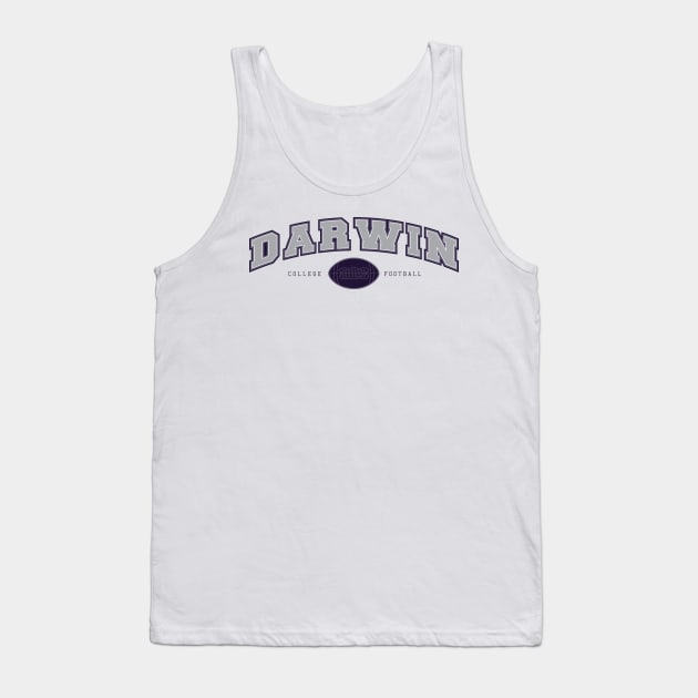 Darwin College Football Tank Top by SpruceTavern